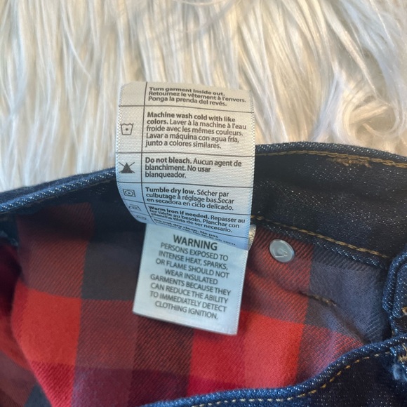 Carhartt Blaine Dark Wash flannel lined jeans - Picture 6 of 13